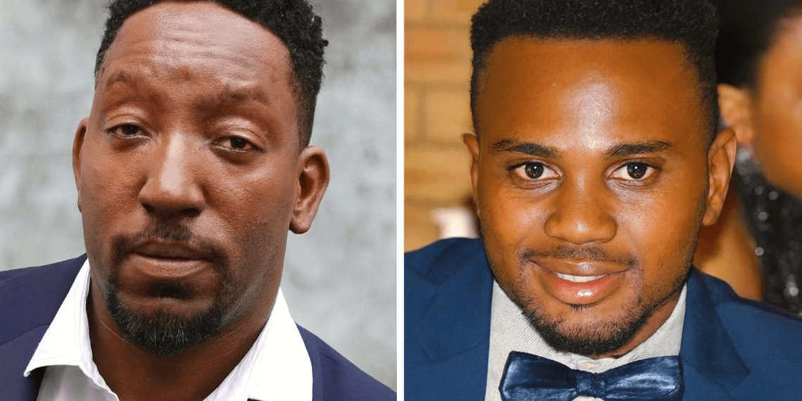 Authors Tanaka Tagara and Ian Chauke photographed side by side