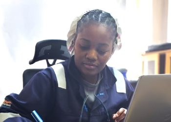 Mechanical engineer Blessing Mukamura photographed in Zimbabwe.