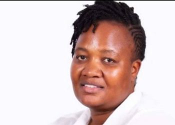 Zimbabwean mining advocate Blessing Hungwe speaks during the Hope‑Fay Public Lecture Series on women and mining, March 2026.