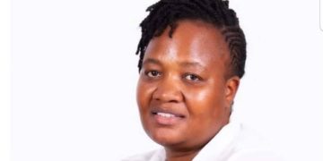 Zimbabwean mining advocate Blessing Hungwe speaks during the Hope‑Fay Public Lecture Series on women and mining, March 2026.