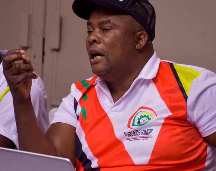 Justice Chinhema, General Secretary of the Zimbabwe Diamond and Allied Minerals Workers Union