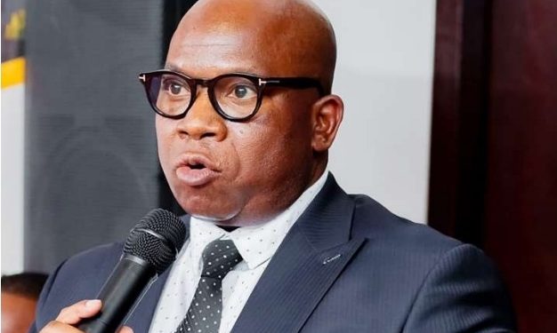 Dr Eng Thomas Lusiyano speaking at a mining event in Harare in 2025.