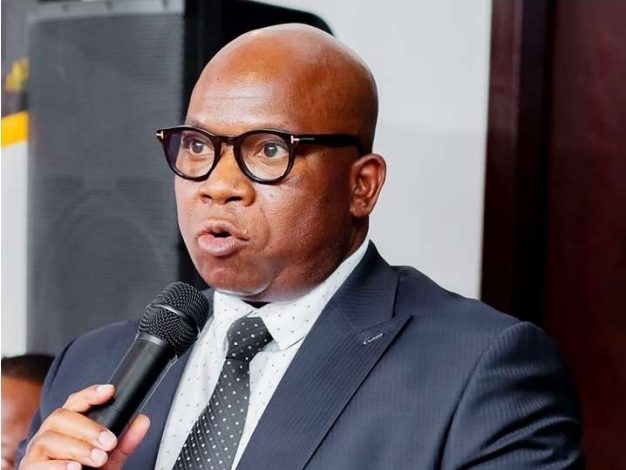 Dr Eng Thomas Lusiyano speaking at a mining event in Harare in 2025.