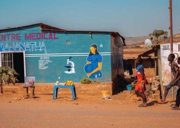 Medical centre in Fungurume, Democratic Republic of Congo, near the Tenke Fungurume Mining operation