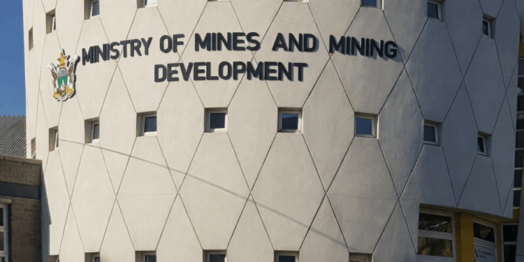 Zimbabwe Ministry of Mines headquarters in Harare.