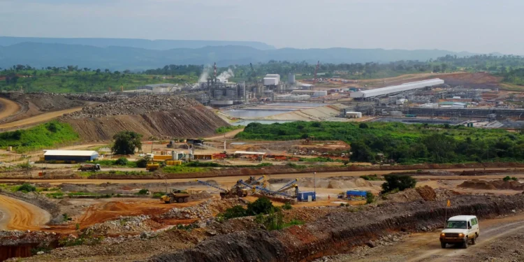 Processing facilities at Tenke Fungurume copper and cobalt mine in Congo’s copper‑producing south.