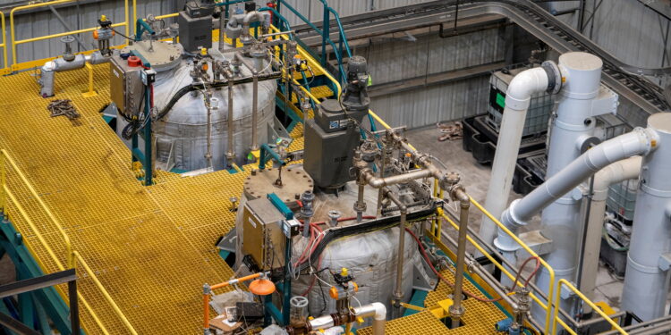 Green Li-Ion's battery recycling facility in Atoka