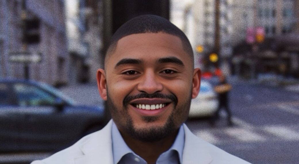 Joshua Charles, founder and CEO of Frontier Dominion, poses for a portrait.