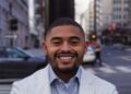 Joshua Charles, founder and CEO of Frontier Dominion, poses for a portrait.