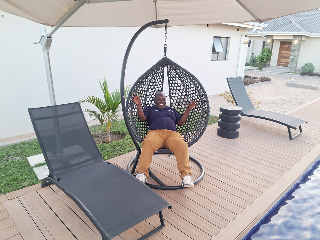 ZiMining Editor Thomas Chidamba at ESFOG Apartments in Kadoma