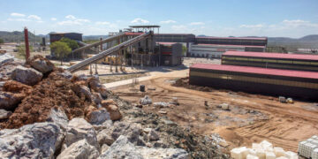 Mining operations at Bikita Minerals lithium mine, Bikita, Zimbabwe