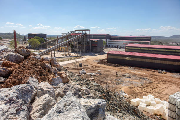 Mining operations at Bikita Minerals lithium mine, Bikita, Zimbabwe